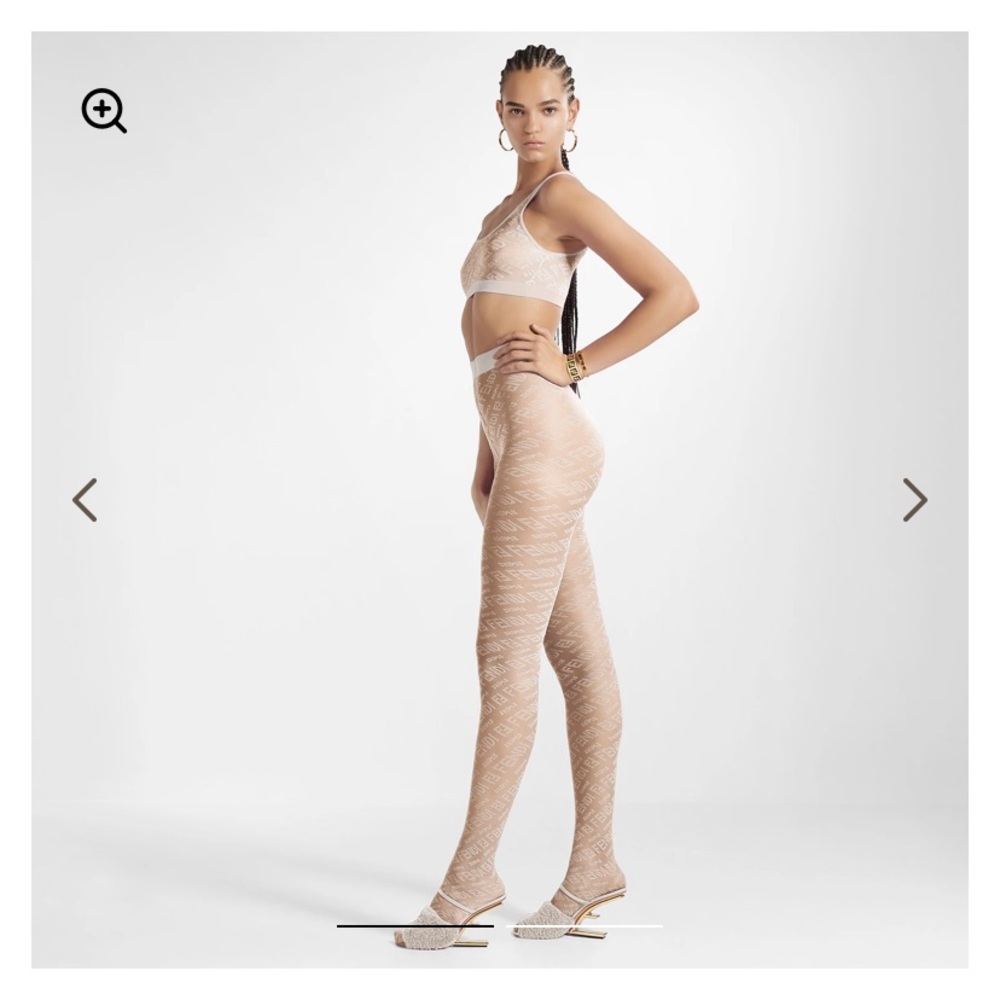 Fendi x Skims Mesh Tights